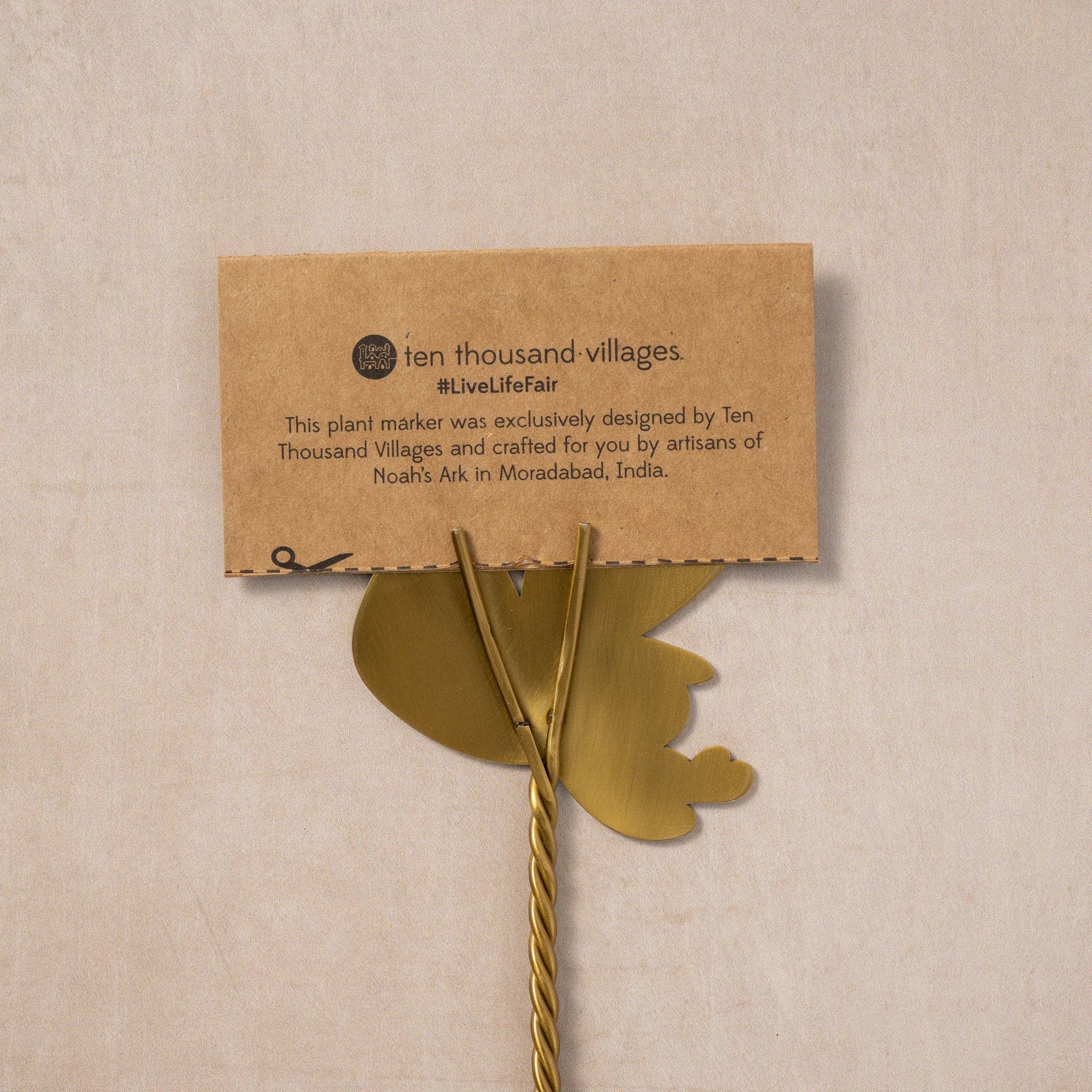 Plant Marker w/Card - Guardian Angel