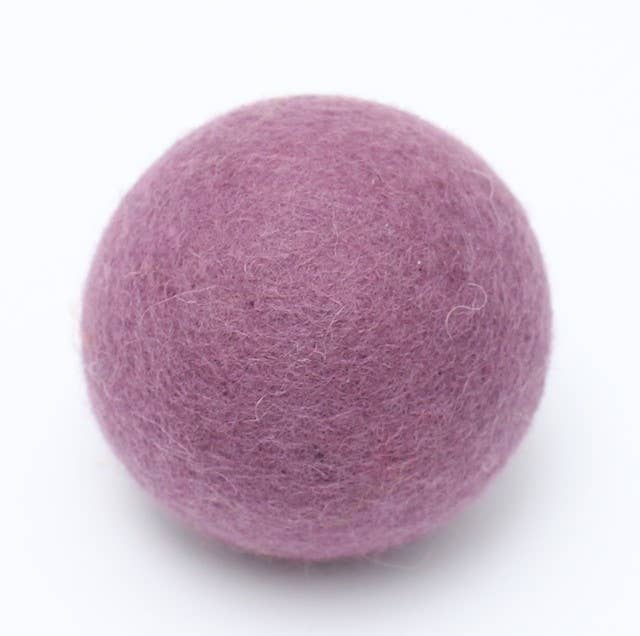 Solid Colors: Eco Wool Dryer Balls: Lavender