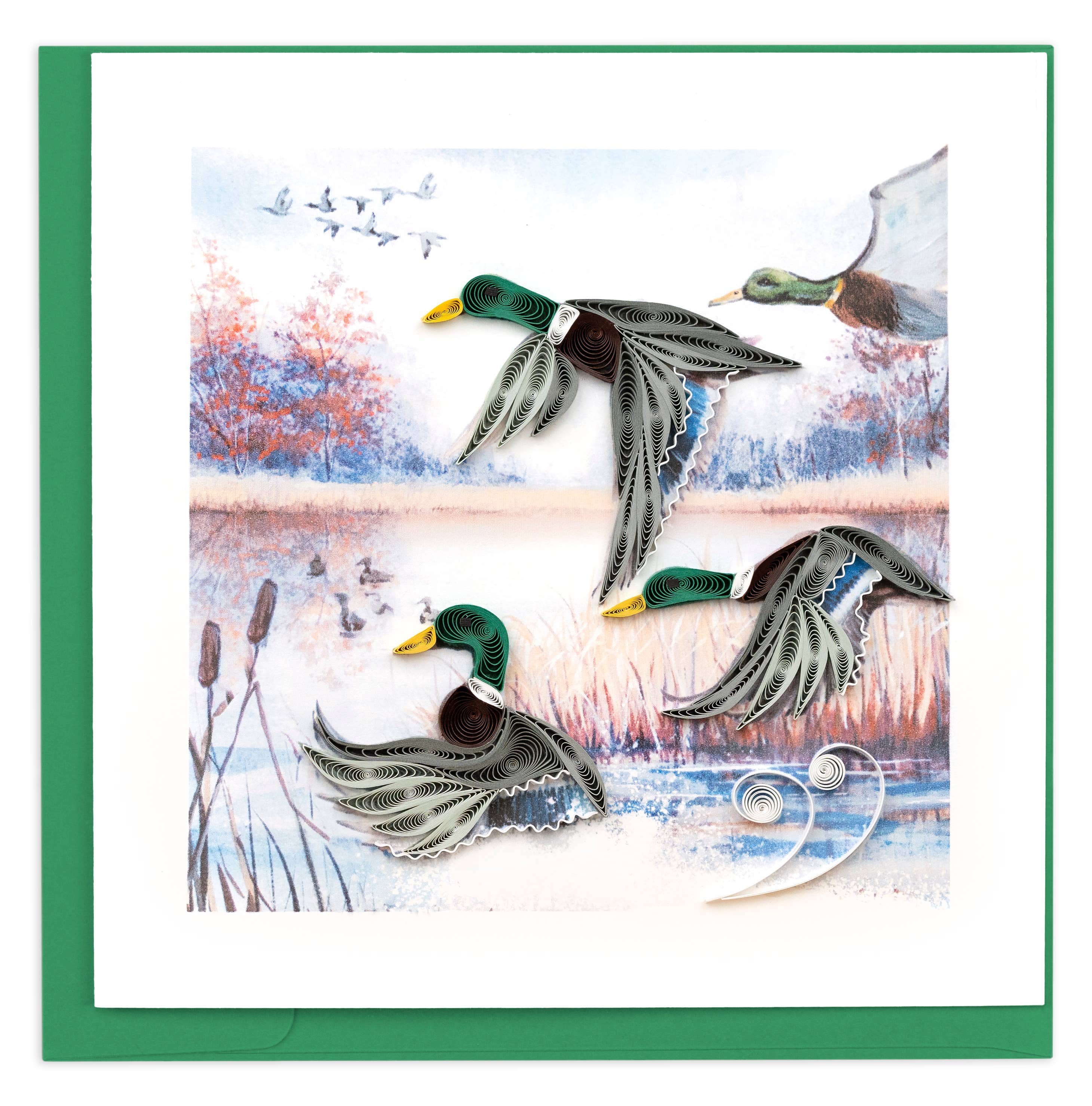 Duck Migration Greeting Card
