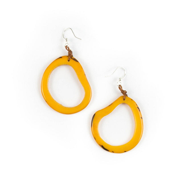 Marianitas Earrings: Yellow