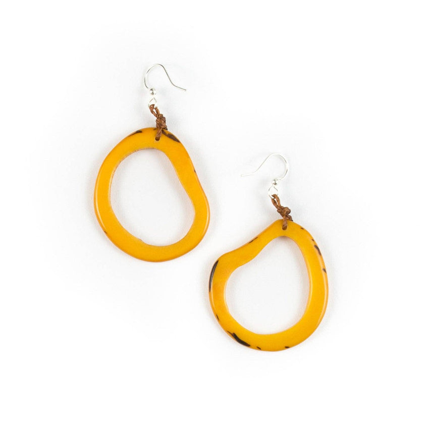 Marianitas Earrings: Yellow