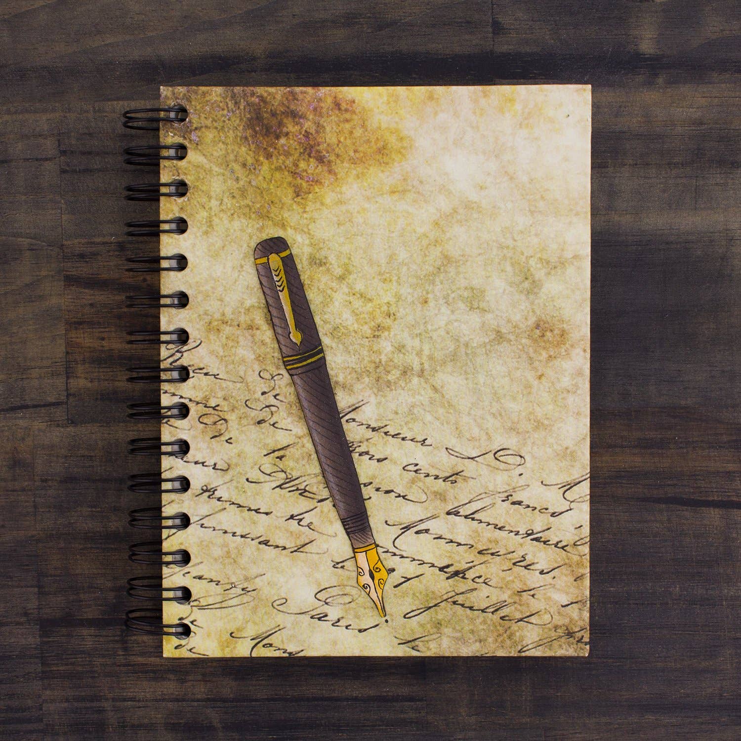 Large Notebook: Writer's Pen