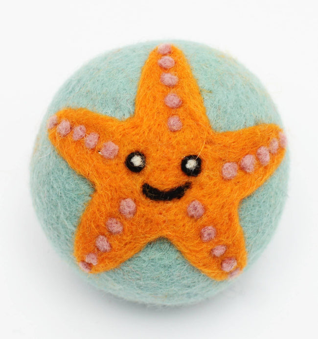 Eco Wool Dryer Balls: Starfish