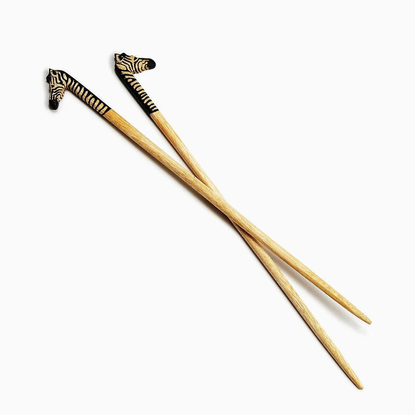 Zebra Chopstick Pair