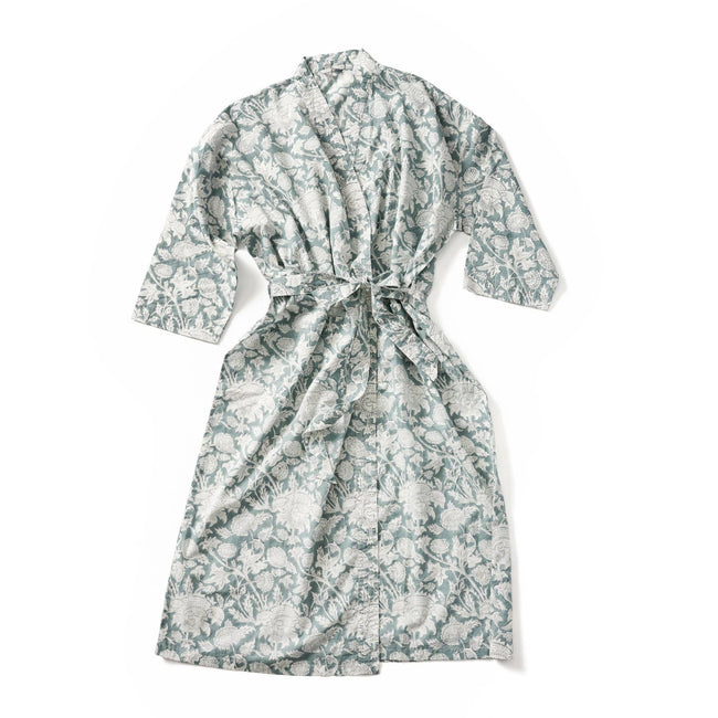 Avani Floral Block Print Robe