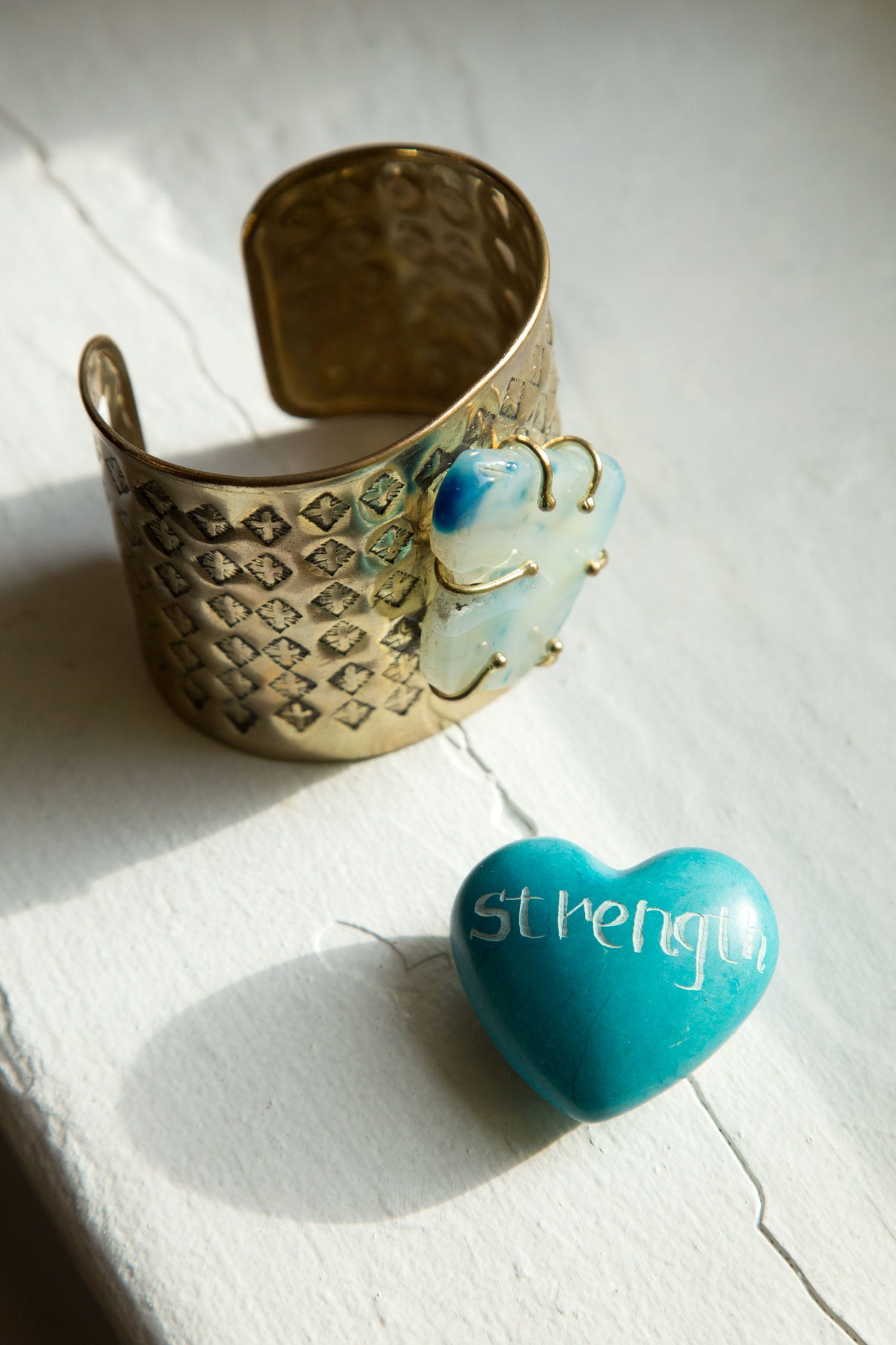 Strength Heart Paperweight
