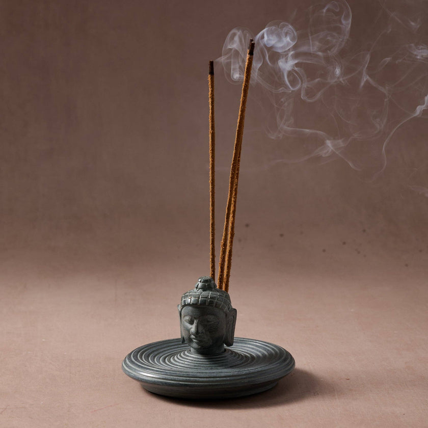 Irada Buddha Palewa Stone Incense Holder