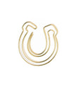 Kitaab Horseshoe Wire Bookmark - Gold