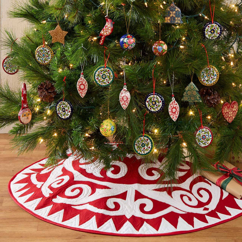 West Bank Floral Ornaments