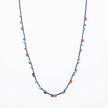 Tila Strand Necklace: Multi Blue