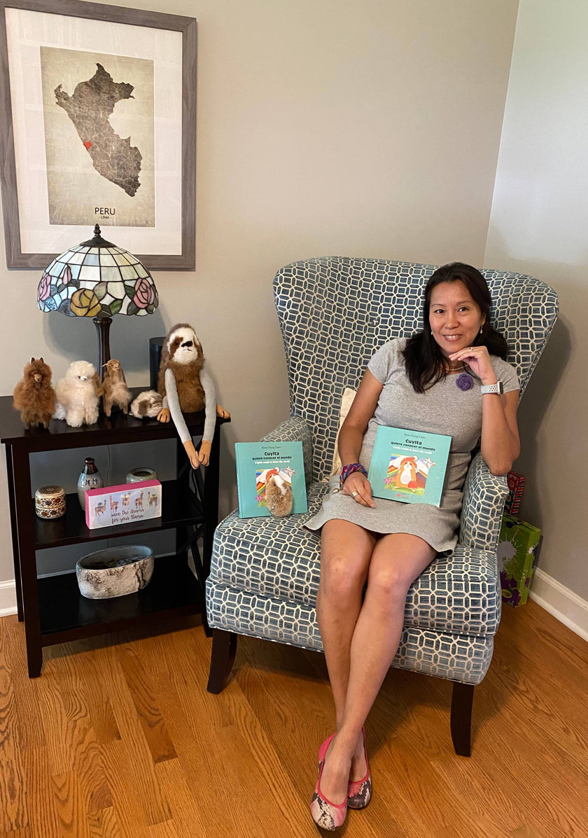 Blilingual Fair Trade book: Cuyita Wants to Know the World