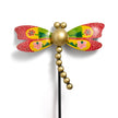 Vikaas Hand Painted Dragonfly Garden Stake