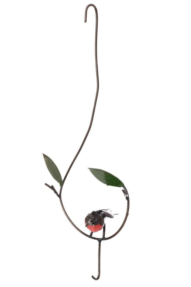 Robin Recycled Metal Hanging Plant Holder