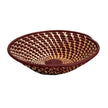 Burgundy Twist Basket