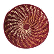 Burgundy Twist Basket