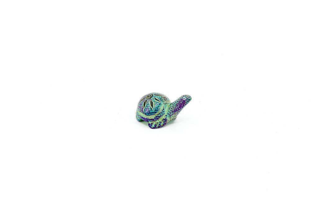 Soapstone Mini Turtle Figurine: Assorted Colors