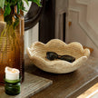Seba Scalloped Palm Leaf Basket