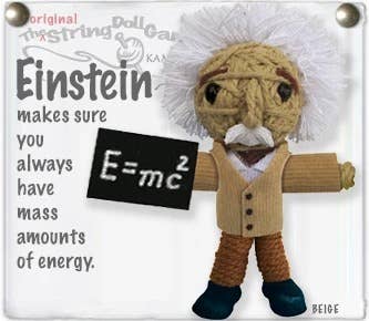 Einstein String Doll Keychain