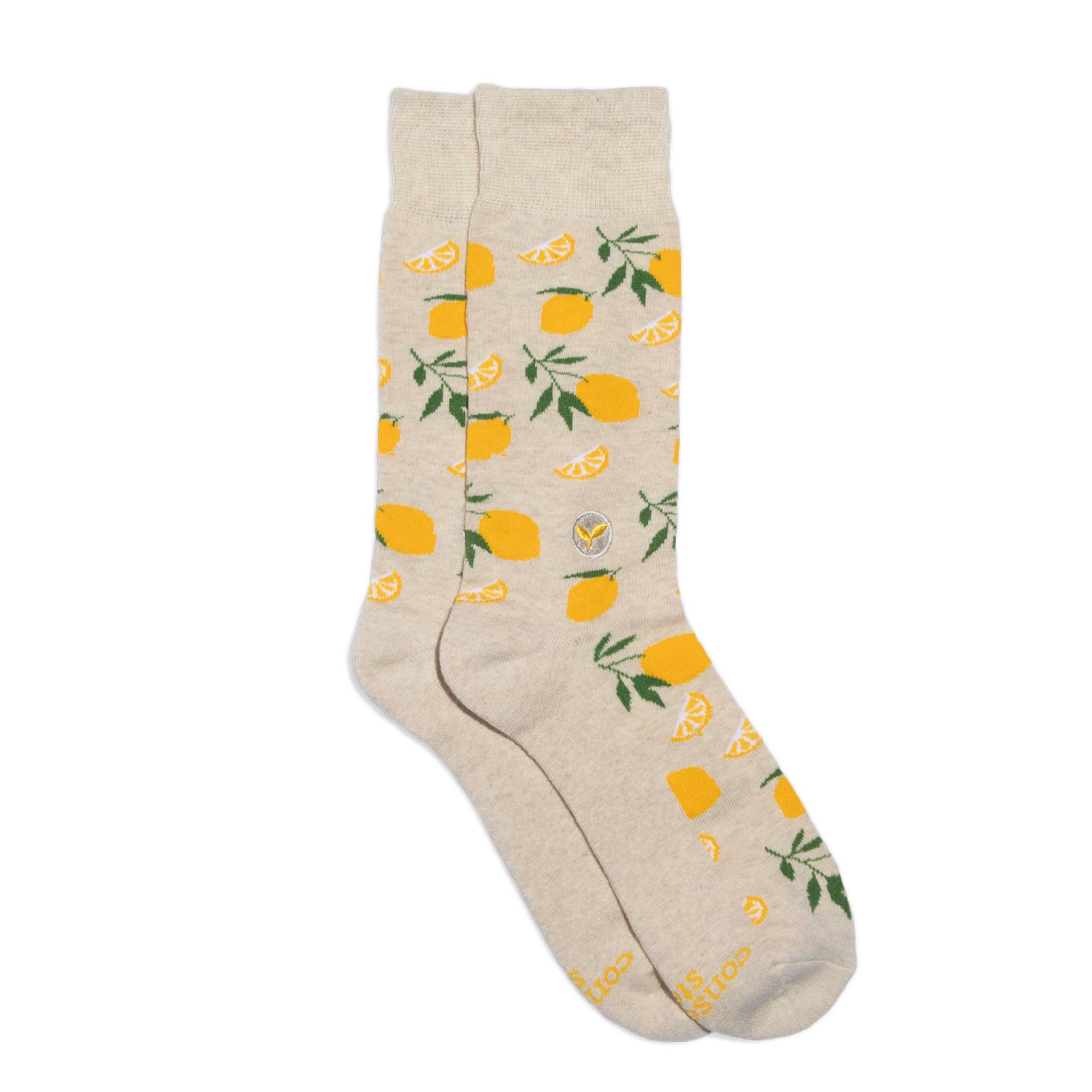 Socks that Plant Trees: Beige Lemons