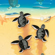 Sea Turtle Hatchlings Greeting Card