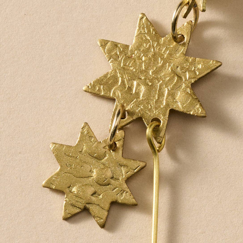 Girana Star Shower Post Earrings