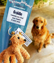 Goldie the Golden Retriever String Doll Keychain
