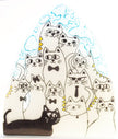 Pack of Cats Plotting Nightlight