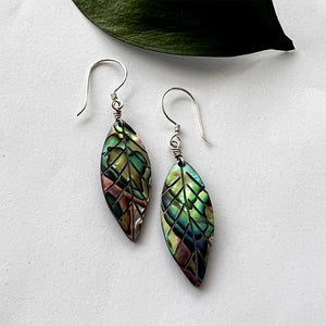 Abalone New Leaf Earrings