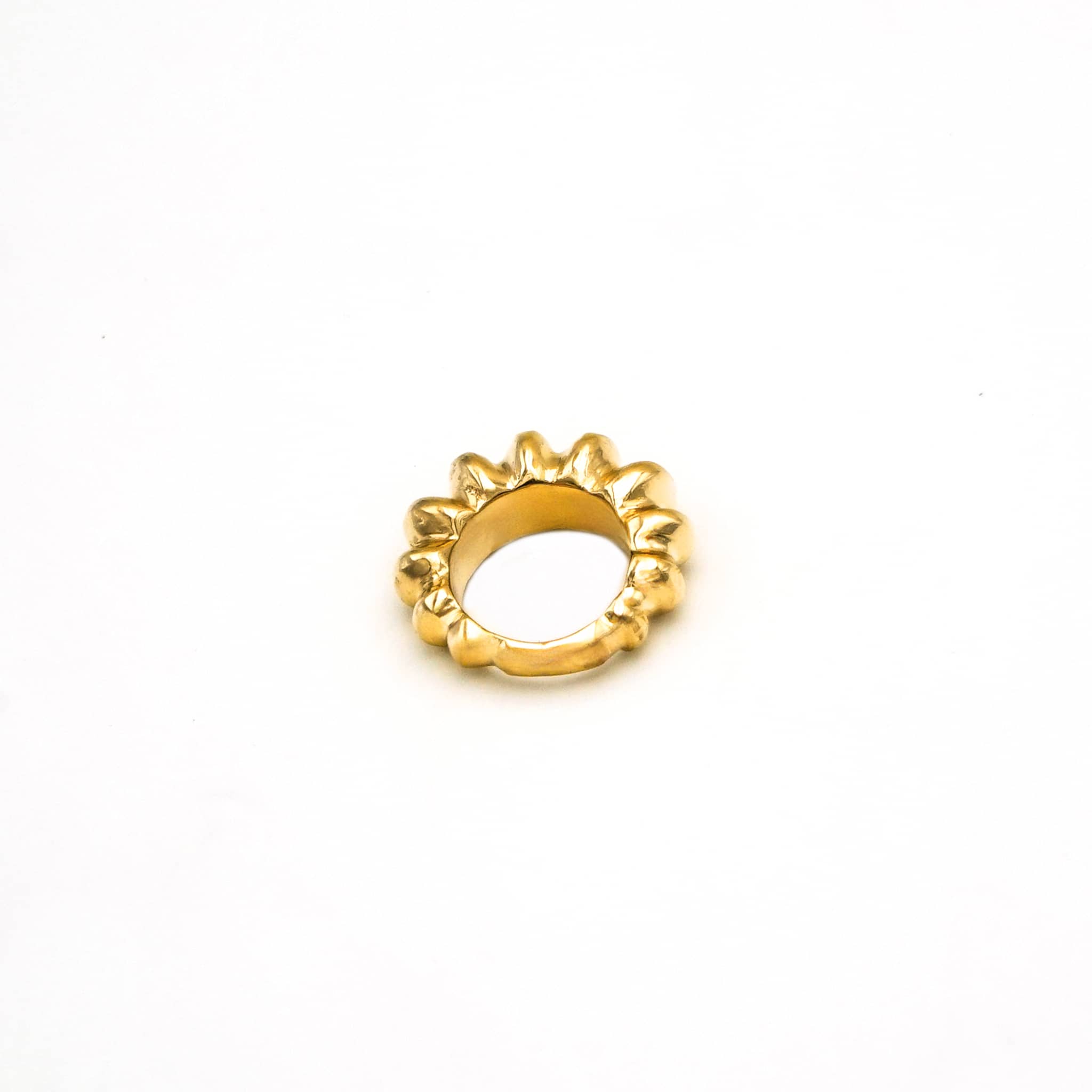 Rica Cobbled Band Ring: 7