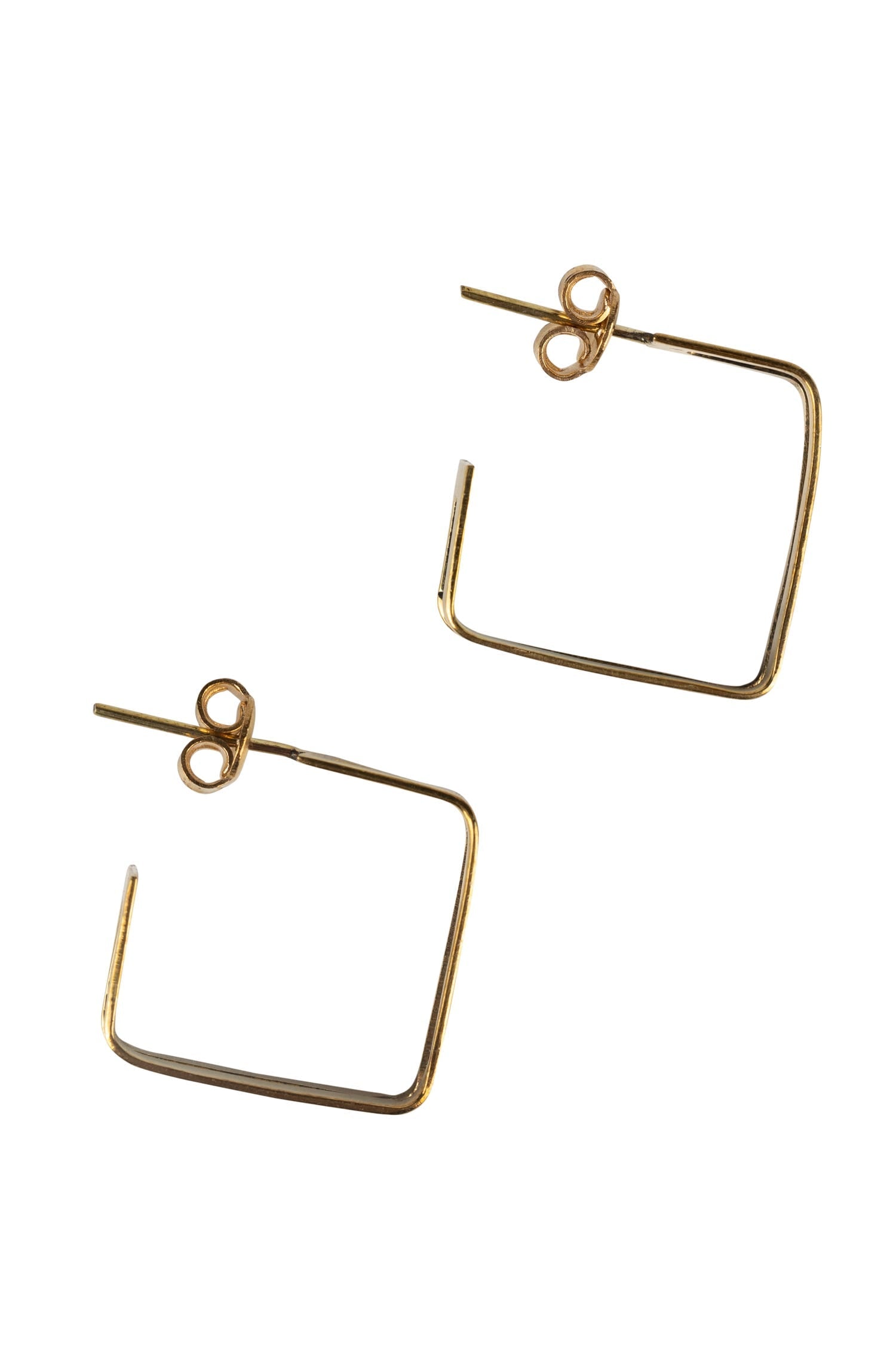 Duality Square Earrings