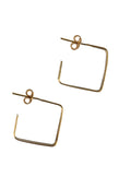 Duality Square Earrings