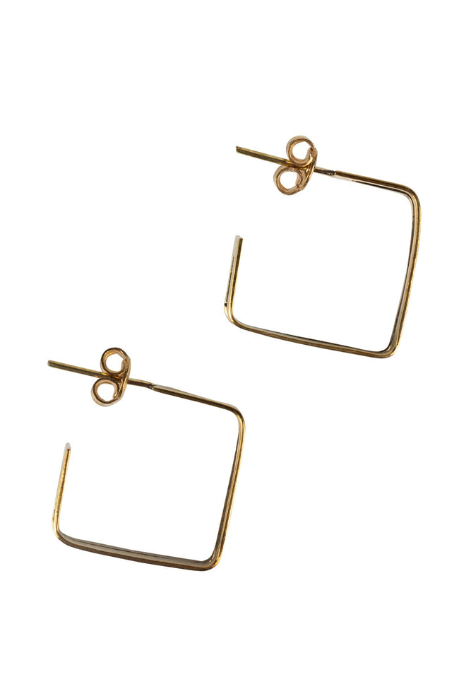 Duality Square Earrings