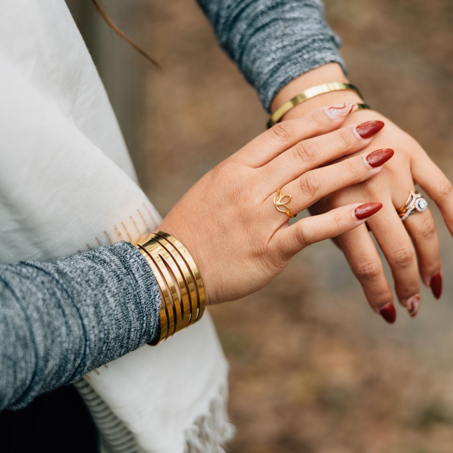 Cutouts Cuff Bracelet