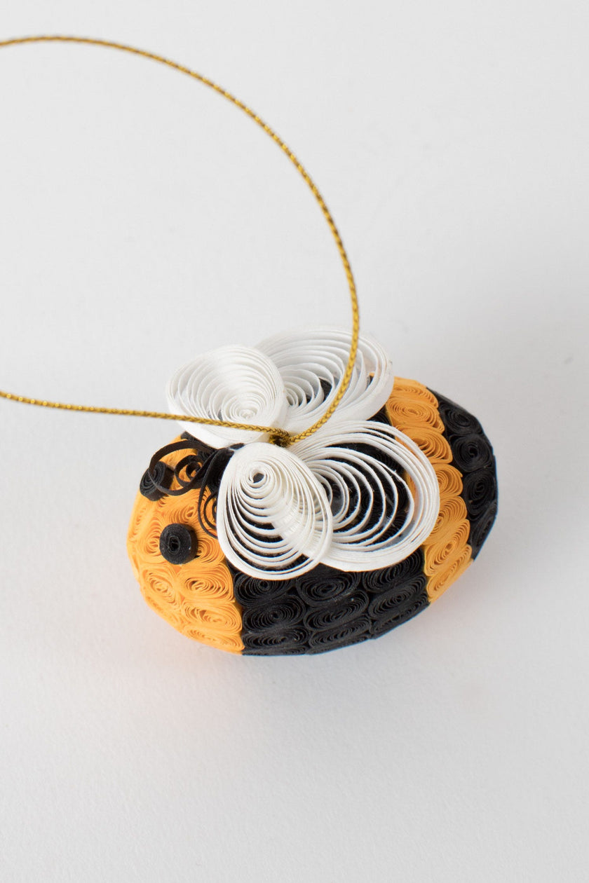 Quilled Bee Ornament