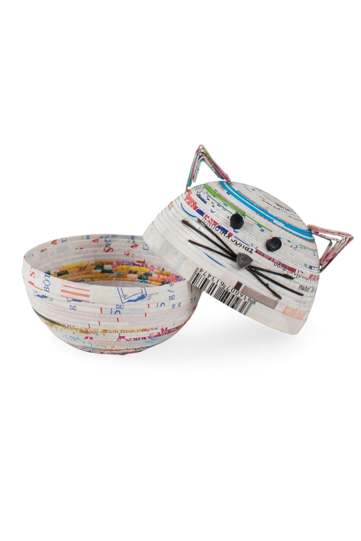 Coiled Paper Cat Box