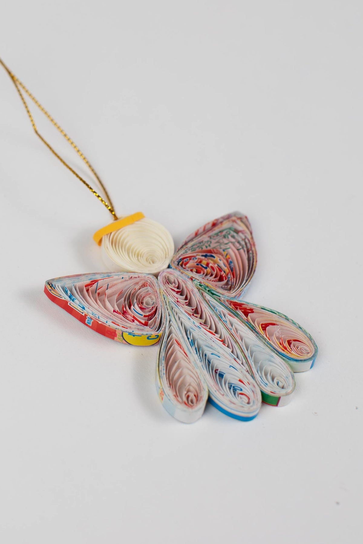 Quilled Paper Angel Ornament