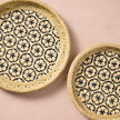 Phu An Bamboo Basket with Black - 13.5