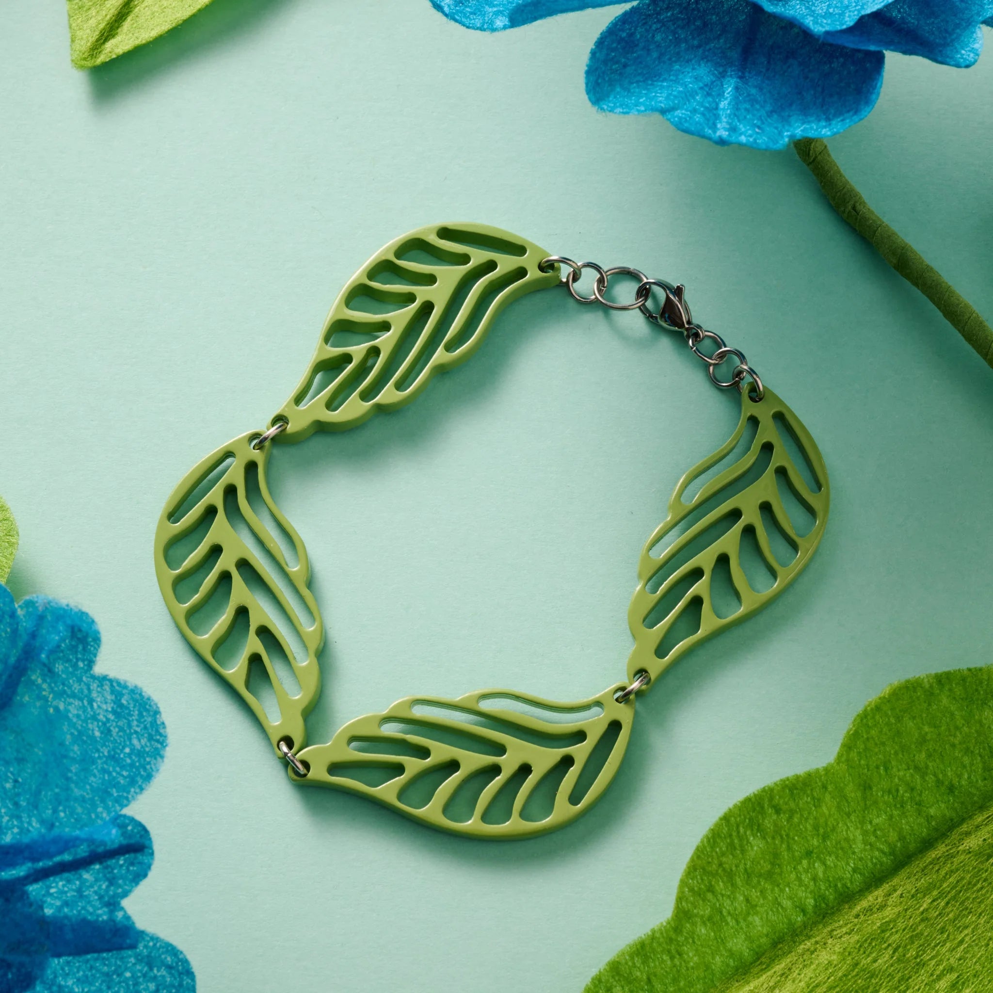 Bodhi Painted Leaves Bracelet