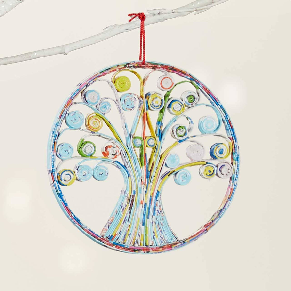 Quilled Tree of Life Christmas Ornament