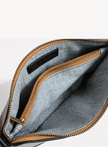 Woven Crossbody Clutch: Black