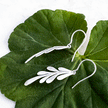 Lovely Leaf Earrings - Sterling Silver