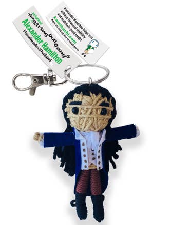 Alexander Hamilton Broadway Edition String Doll Keychain