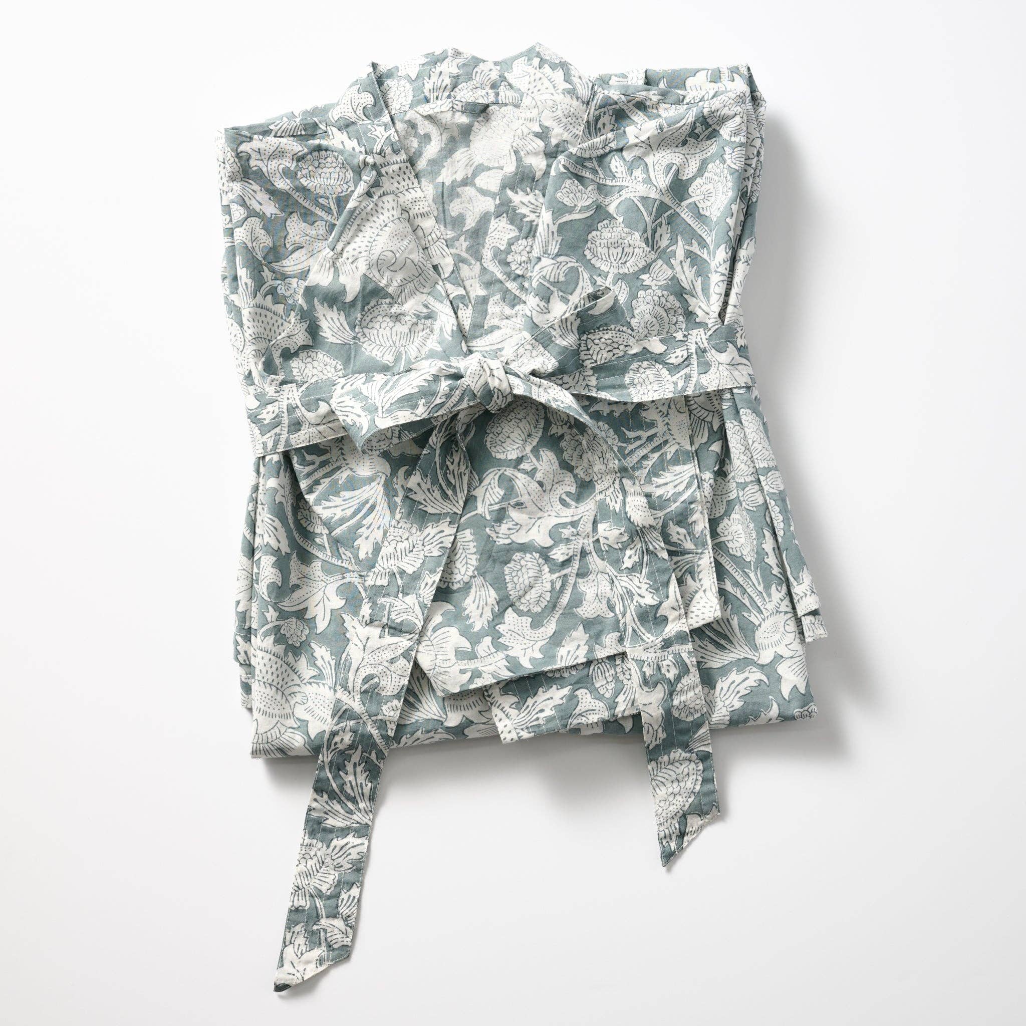 Avani Floral Block Print Robe