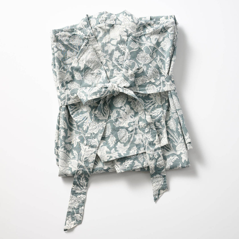Avani Floral Block Print Robe