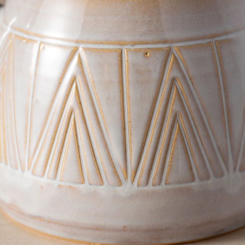 Mountain Peaks Ceramic Tea Pot