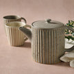 Sundara Fluted Ceramic Mug - Oatmeal