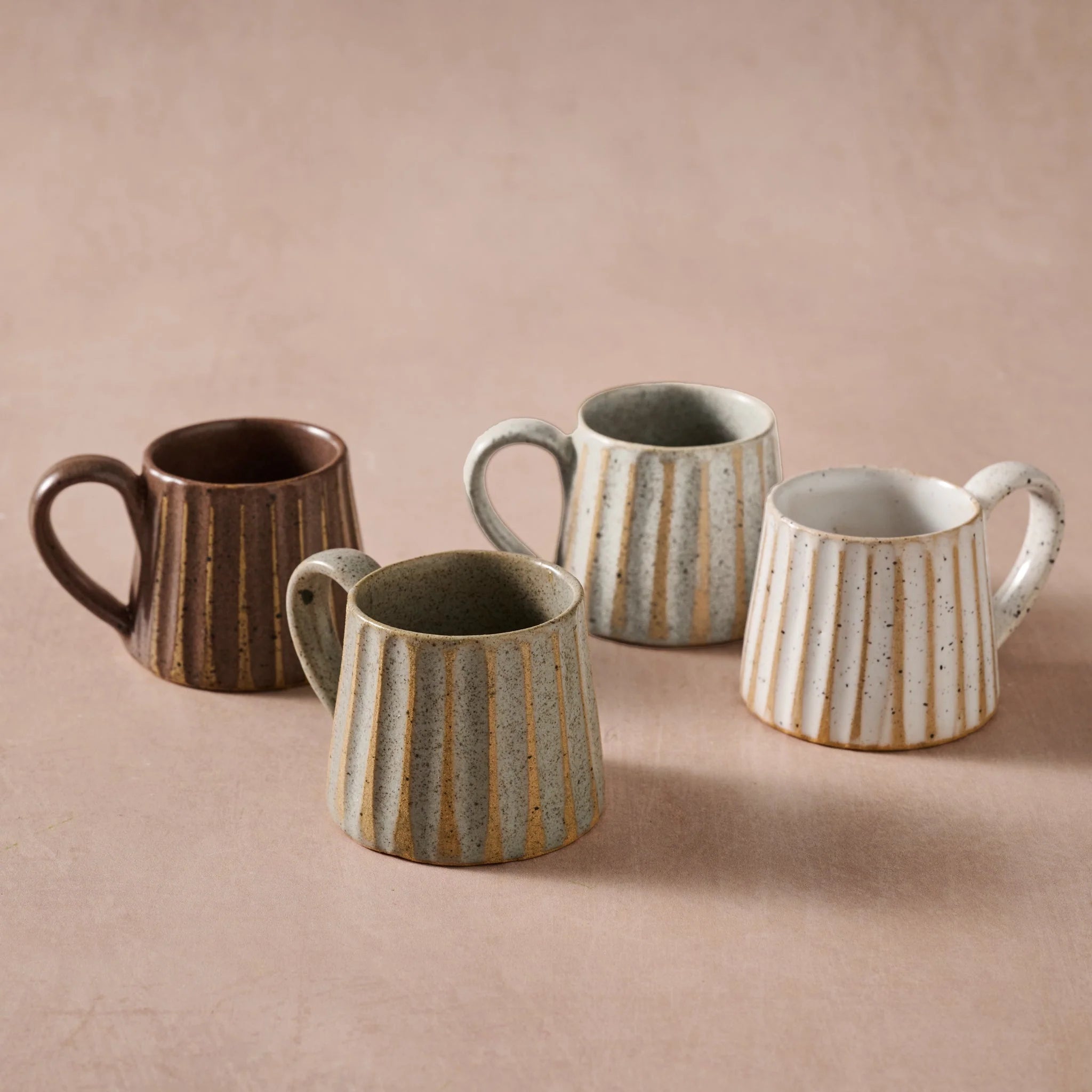 Sundara Conical Fluted Ceramic Espresso Mug