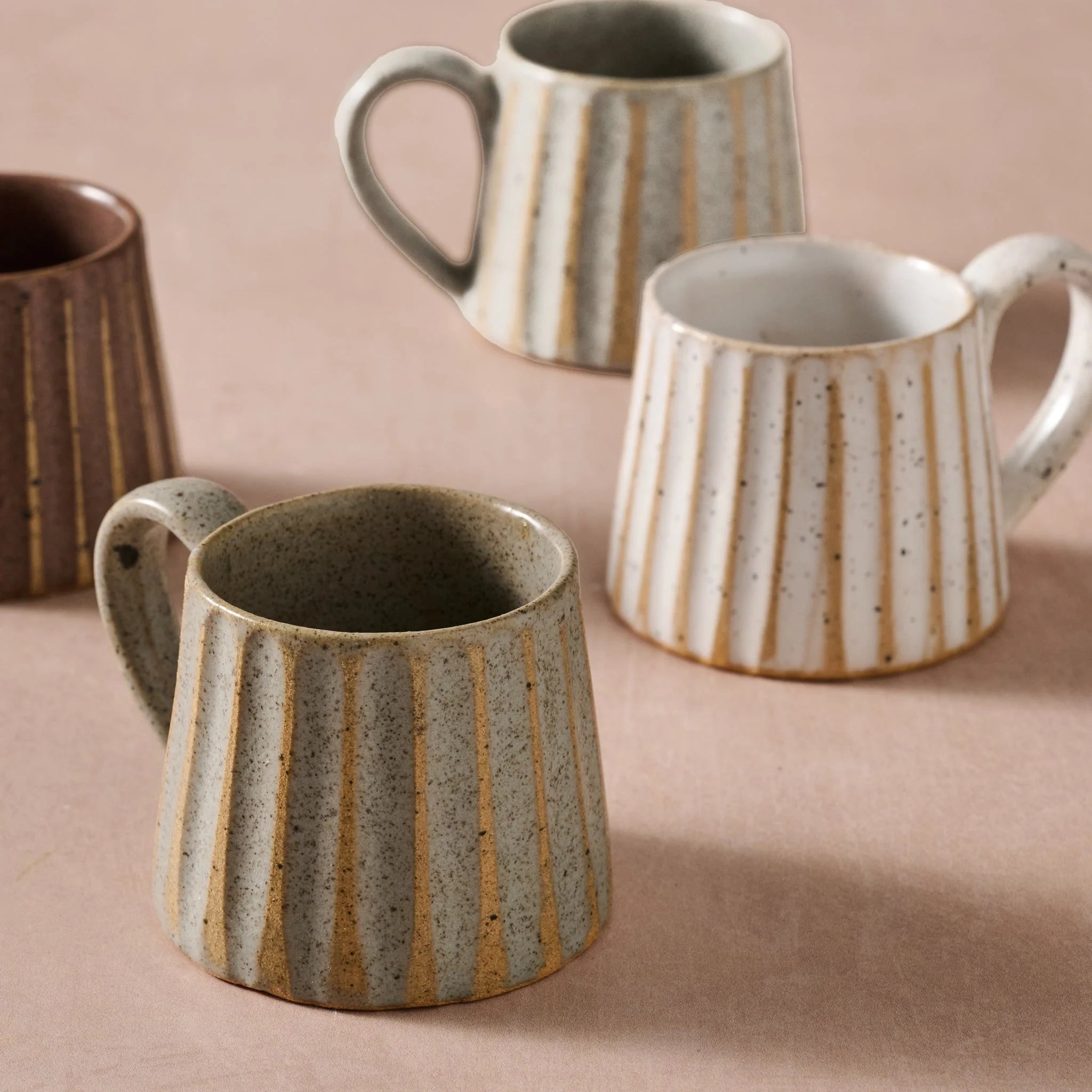Sundara Conical Fluted Ceramic Espresso Mug
