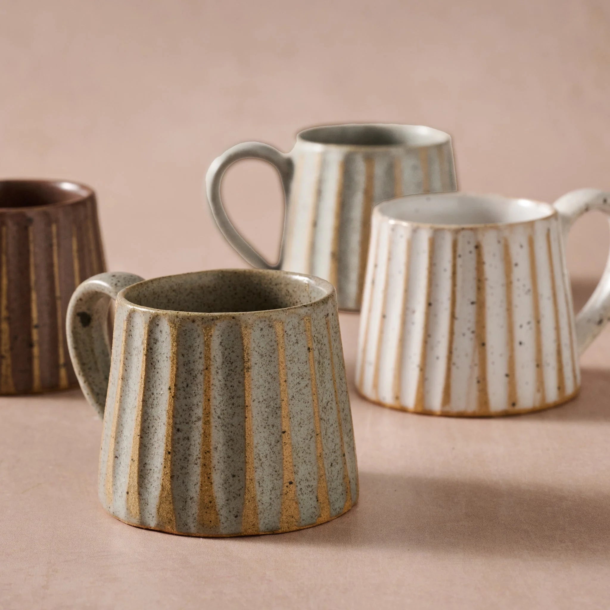 Sundara Conical Fluted Ceramic Espresso Mug