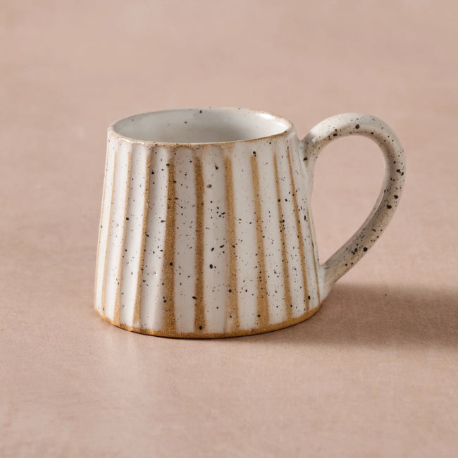 Sundara Conical Fluted Ceramic Espresso Mug